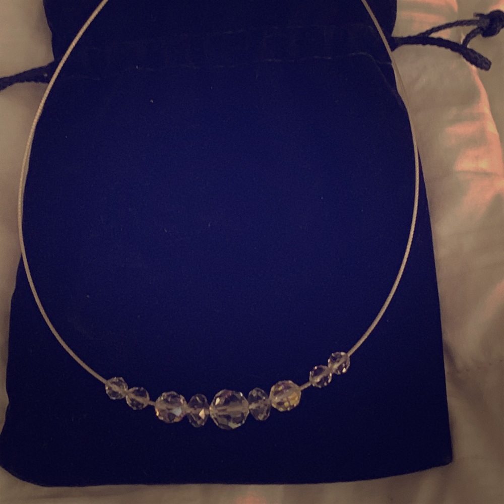 Swarovski crystal choker necklace